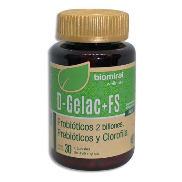 Biomiral D-gelac+fs Probiotico Con 30 Capsulas
